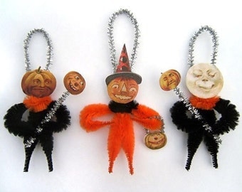 Halloween Decoration Ornaments - Chenille Ornaments - Halloween Decor
