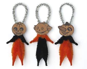 Primitive Halloween Decorations - Handmade Halloween Ornaments