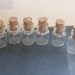 2 dollar sale 6 tiny vial glass bottles 0.5ml