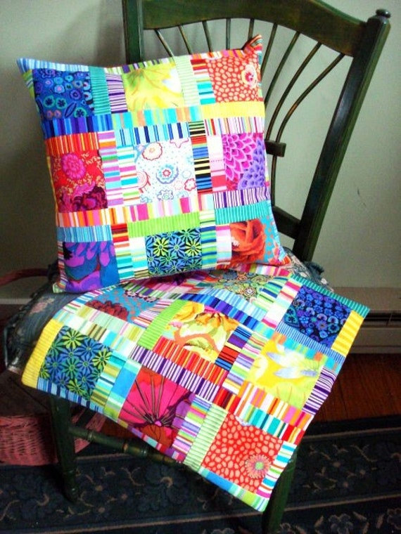 Bold and Beautiful Pillow Covers by uniquelynancy on Etsy