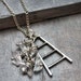 The Glass Ceiling II Silver Ladder Necklace