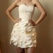 SALE--Amanda- Eco Friendly Wedding/Reception/Special Occasion Dress, Made from Recycled Materials