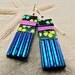 Guinevere Lady Dichroic Earrings