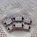 Printable Personalized Black and White Damask Wedding Mini Candy Bar Wrappers