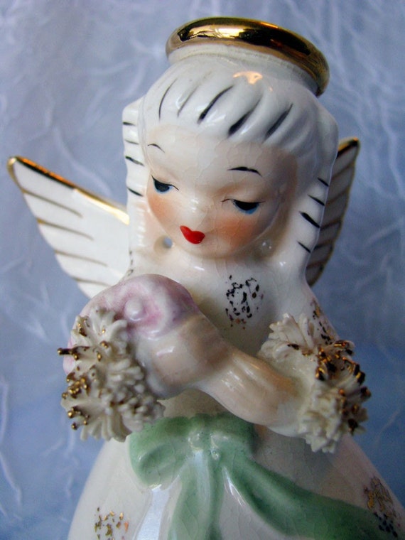 Vintage Napco May Angel porcelain figurine