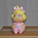 Vintage 1984 Hasbro Vinyl Baby Miss Piggy Muppet Doll Figure