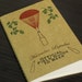FREE SHIPPING Holiday Sale - Beer Notebook - Gocco Screen-Printed with Hops