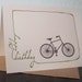 Birthday Bike - Letterpress Printed Birthday Card