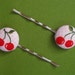 Cherry Pop Bobby Pins for Big and Little Kids