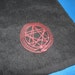 Free U.S. Shipping Ouroboros Hand Towel BLACK Embroidery Snake eats tail
