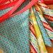 Ready to Ship Banner in Blue, Red and Lime. 9 Large Flags. Gender Neutral Photo Prop, Party Decor...