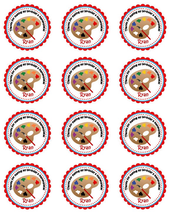 Arts and Crafts Personalized stickers Hang Tags Labels