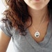 CLEARANCE Silver Locket - How to Catch a Falling Star Polaroid Photo - LAST ONE