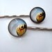 CLEARANCE Polaroid Cute Photo Silver Hair Clips / Bobby Pins - Owl of Air - Great Gift for Bridesmaids