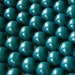 Turquoise Glass Beads 8 OR 10mm Round Bead Strand