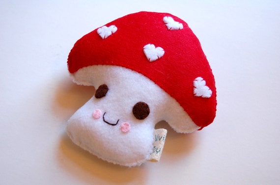 poison mushroom plush