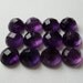 Semi Precious Cabochons Amethyst Checkerboard Round 10mm FOR ONE