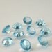 SALE Faceted Gemstones Swiss Blue Topaz Brilliant Cut 6mm FOR ONE