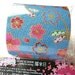 Japanese Fabric Tape Cherry Blossoms Flower Blue