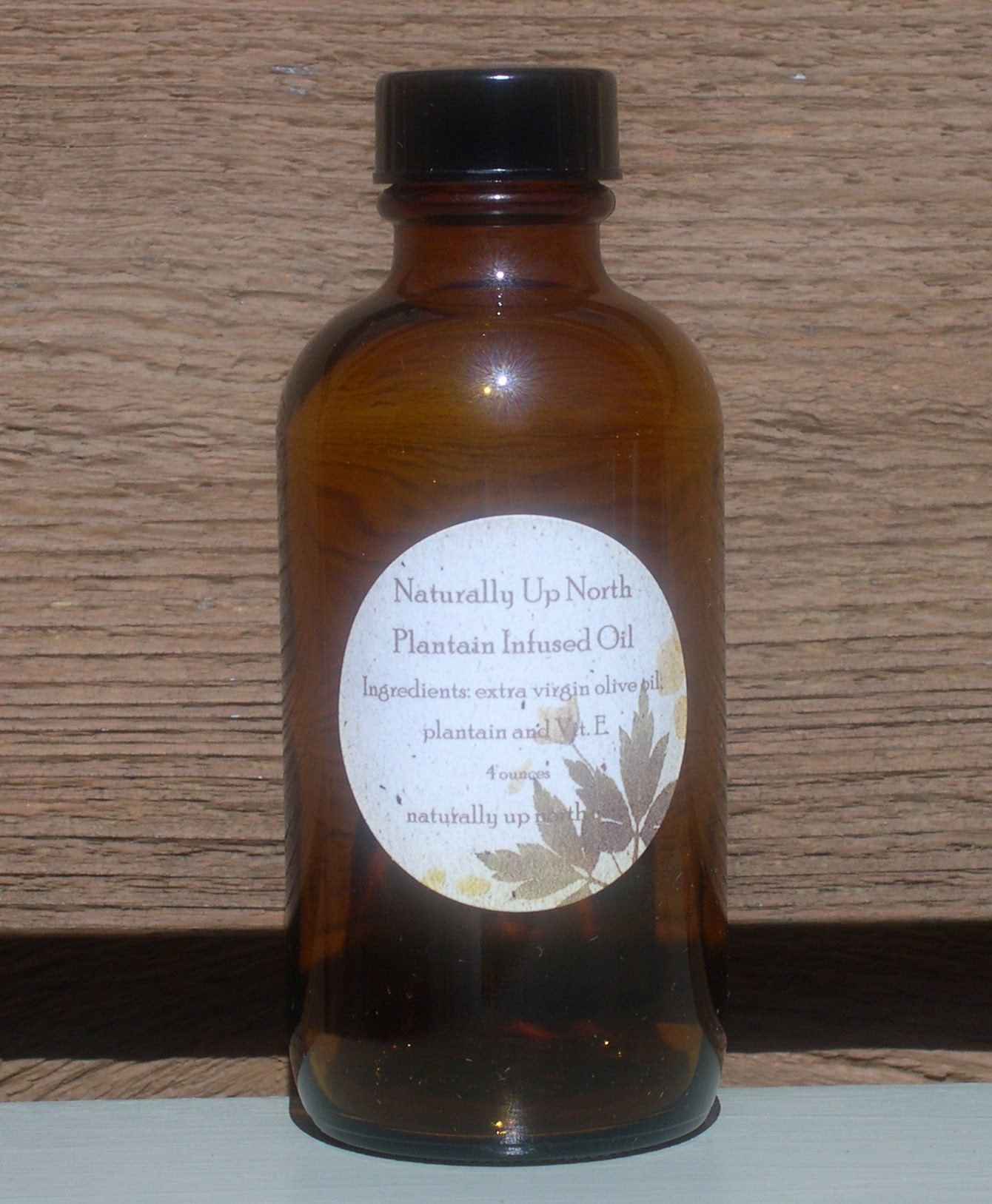 Plantain Herbal Infused Oil 4 ounces Plantago by naturallyupnorth