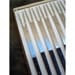 Mid Century Modern Fondue Forks - Set of 8 Teak Fondue Forks - Made in Japan