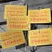 Funny Postcard Set - I Love You More Than Cheese Postcards - Valentines by Oh Geez Design