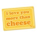 Funny Postcard Set - I Love You More Than Cheese Postcards - Valentines by Oh Geez Design
