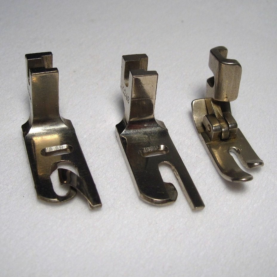 3 Pfaff Presser Feet Sewing Machine Attachments Low Shank