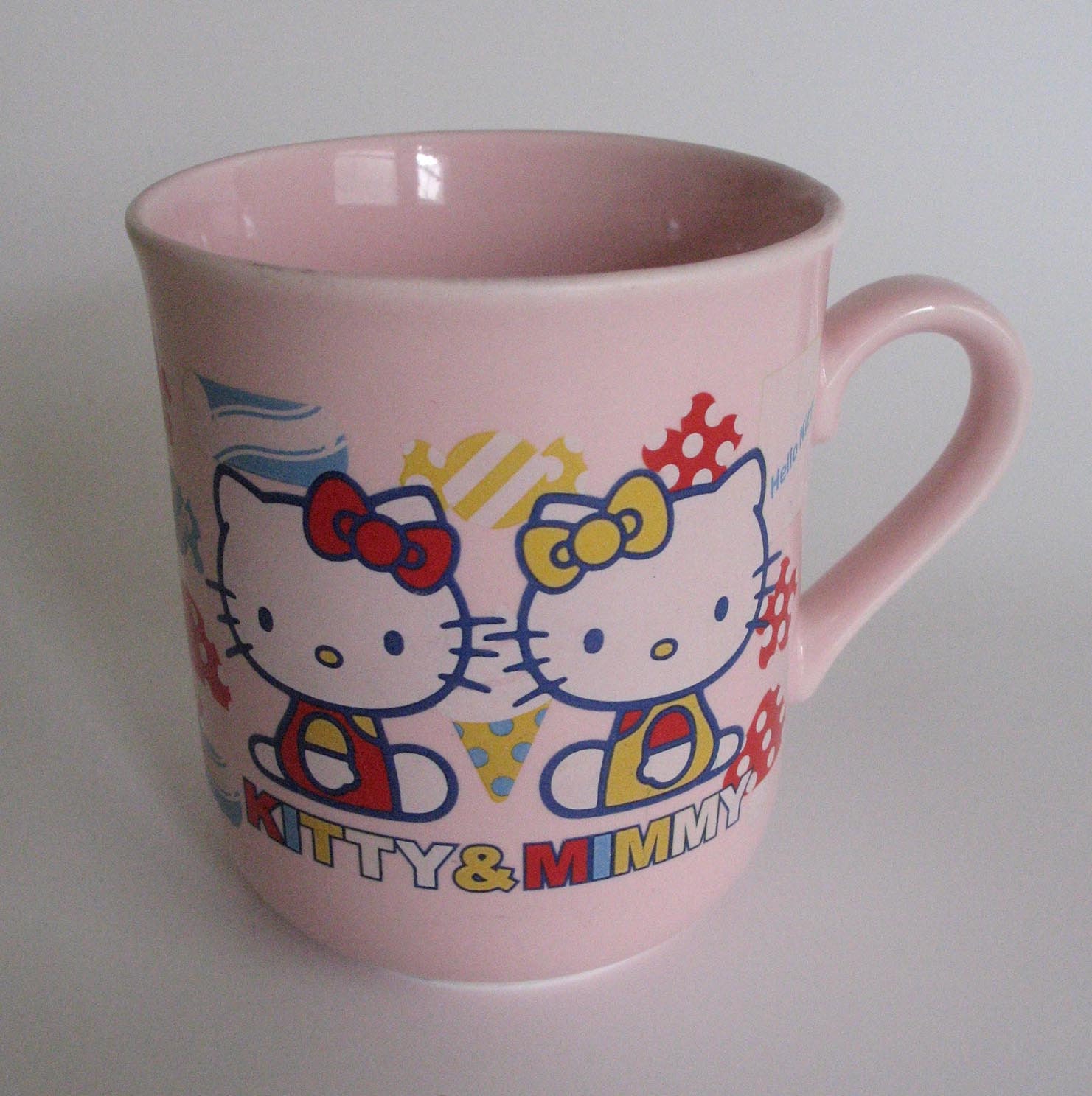 Vintage Hello Kitty Sanrio Mug-kitty And Mimmy