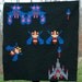 Galaga Retro Arcade Quilt