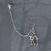 Purple Passions Exotic Sterling Slave Earring / Cuff