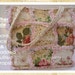 Creamy Ruffles Vintage Style Robyn Pandolph Laura Ashley Rag Quilt Diaper Bag Tote