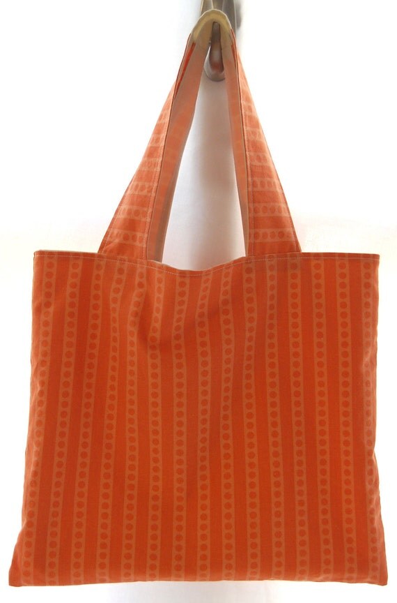 Tote Tangerine Cream Orange Shoulder Bag