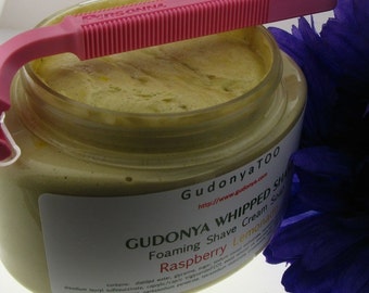 Pick Your Scent----Gudonya Whipped Shave Cream (tm)  --- vegan ---NEW 8oz Jar