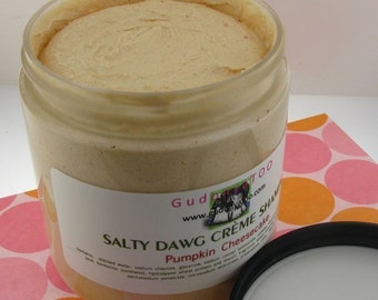 Gudonya Salty DAWG Cream Shampoo (tm) - Pumpkin Carmel Cheesecake --- vegan --- NEW 8oz JAR