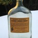 Antique, Pastel Green Colored Jamaica Ginger Bottle with Original OWL DRUG Label (Green208)