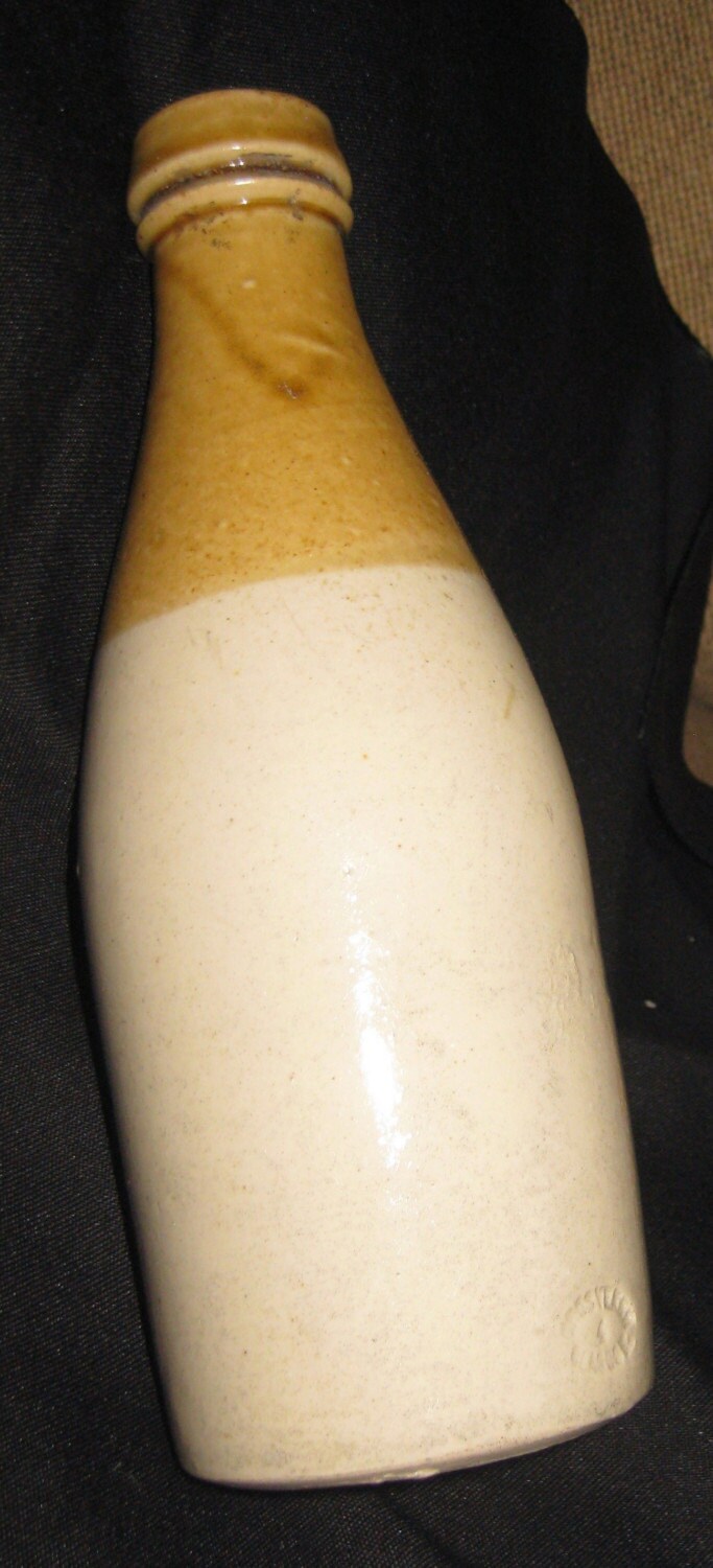 Antique Ceramic Ginger Beer Bottle Pottery2