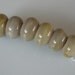 Six shaded tan lampwork beads-10mm glass beads-loose beads-SRA
