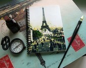Eiffel Tower in the Exposition - Notebook Spiral Bound - 4x6in