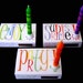 Set of THREE Birthday Lites for when a card is just not enough