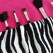 Makeup brush roll, crochet hook organiser, pencil case, zebra