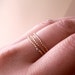 Simply Skinny Stacked Twisted 14K Gold Filled Stacking Bands - Set of Three