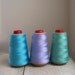 Vintage Thread Spools - Set of 3 - Lovely Hues
