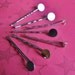 100 Silver Plated Bobby Pins With Pads for Embellishing Hair Pins