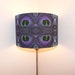 Purple Feather Print Burlesque Style Lampshade