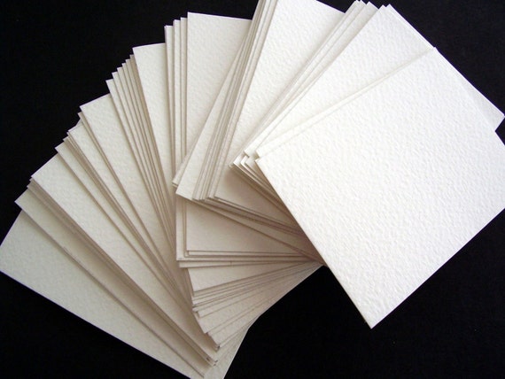 Luxury 60 Watercolour Paper Card Blanks