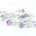 Lavender Fields (US9) - Eterne Stitch Markers (snagfree)