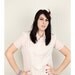 Vintage Pink White Blouse Anchor Shirt Heart Embroidery Small SALE SALE SALE