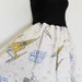 STAR WARS Baby Doll Dress Bow Strapless Handmade Party Blue LARGE