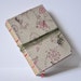 Coptic Stitch Handmade Journal with Cord Closure and Bookmark - Alice in Wonderland